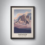 Dartmoor National Park Travel Poster Art Print, thumbnail 1 of 8