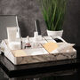 White And Gold Marble Make Up Organiser Tray, thumbnail 2 of 6