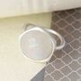 Moonstone Sterling Silver Gemstone Ring, thumbnail 1 of 4