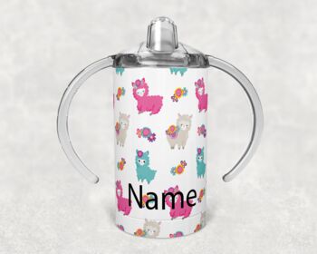Pring Lama Personalised Insulated Sippy Cup, 2 of 6