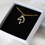 Horse Necklace, Sterling Silver Or 24k Gold Vermeil, thumbnail 8 of 10