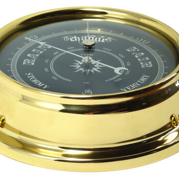 Prestige Solid Brass Traditional Barometer, 4 of 7