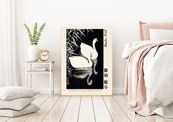 Japanese Swan Museum Art Print, 3 of 3