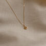Personalised 9ct Gold Zero Waste Pebble Necklace, thumbnail 1 of 3