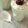 Personalised Silver Plated Dessert Spoon, thumbnail 1 of 5