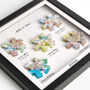 Five Personalised Jigsaw Maps Framed Print, thumbnail 2 of 10