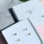 Butterfly Stud Earrings A Gift For Easter, thumbnail 5 of 6