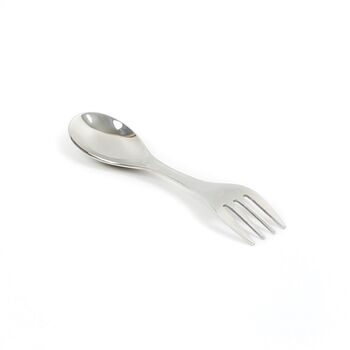 A Slice Of Green Reusable Stainless Steel Spork, 3 of 5