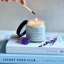 Amethyst Crystal Candle With Essential Oils, thumbnail 1 of 8