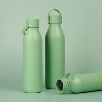 Circular And Co 1 L Stainless Steel Water Bottle Seaglass Green, 3 of 7