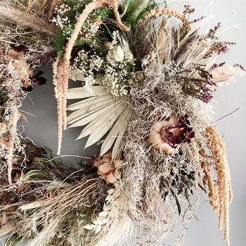 Bespoke Dried Flower Wreath, 2 of 5