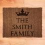 Personalised Crown Doormat, thumbnail 1 of 2