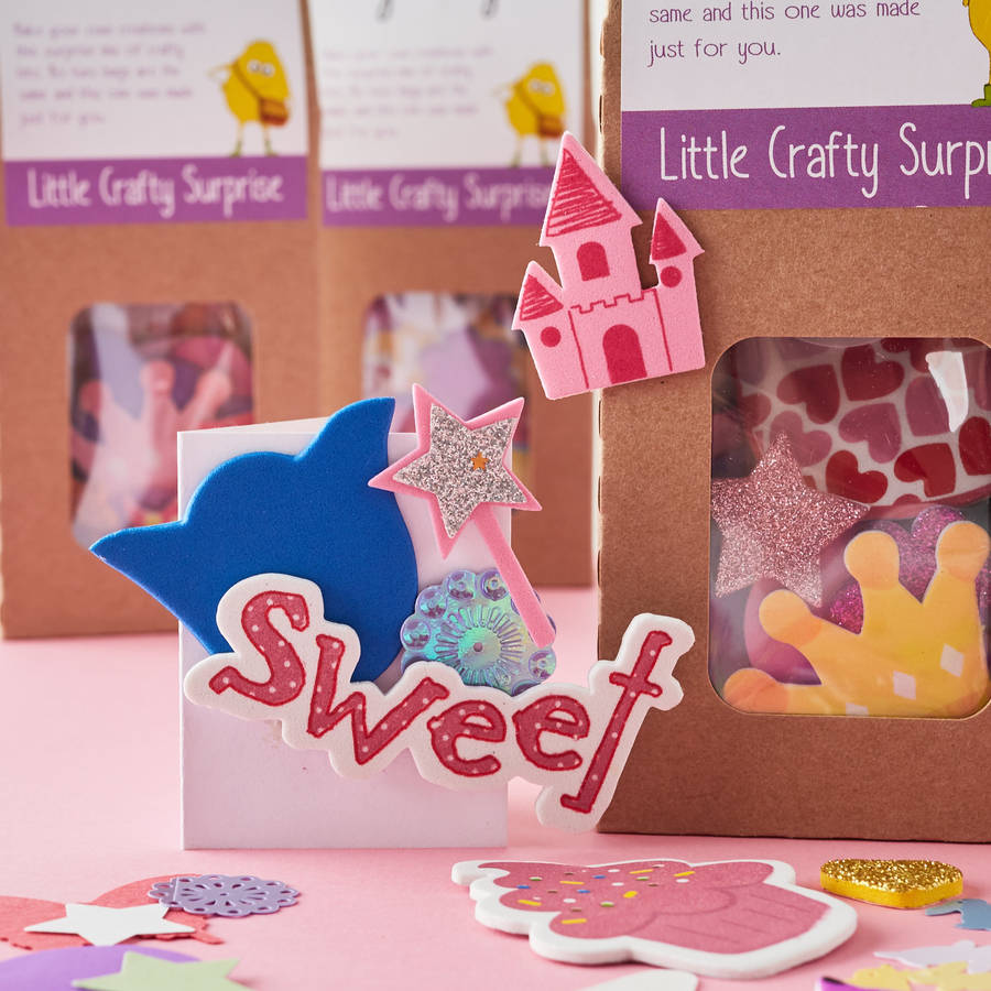 girls craft party bags by oglee poglee