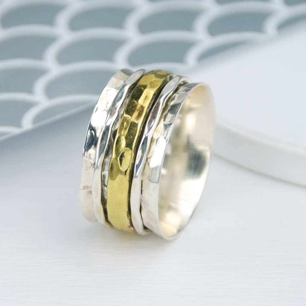 Flute Sterling Silver Spinning Ring By Penelopetom