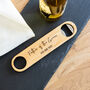 Personalised Bottle Opener Father Of The Bride Or Groom, thumbnail 3 of 3