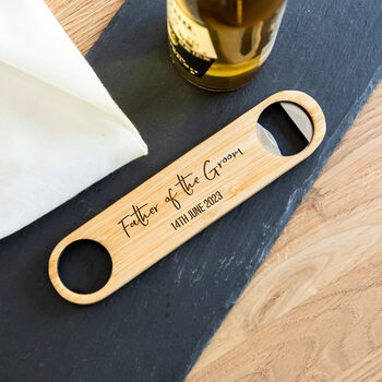 Personalised Bottle Opener Father Of The Bride Or Groom, 3 of 3
