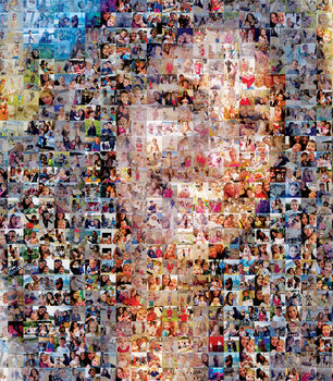 Personalised Portrait Made Up Of Small Photographs, 8 of 12