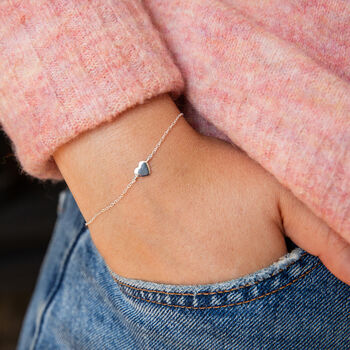 'Happy Mother's Day From The Bump' Heart Bracelet, 2 of 6