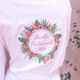 Personalised Tropical Wedding Women's Dressing Gown, thumbnail 2 of 6