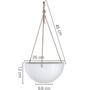Pack Of Two Hanging Planter For Indoor Outdoor, thumbnail 2 of 12