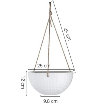 Pack Of Two Hanging Planter For Indoor Outdoor, 2 of 12