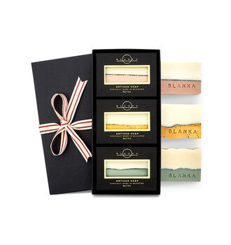 Artisan Soap Gift Box: Three Bars Of Your Choice, 3 of 4