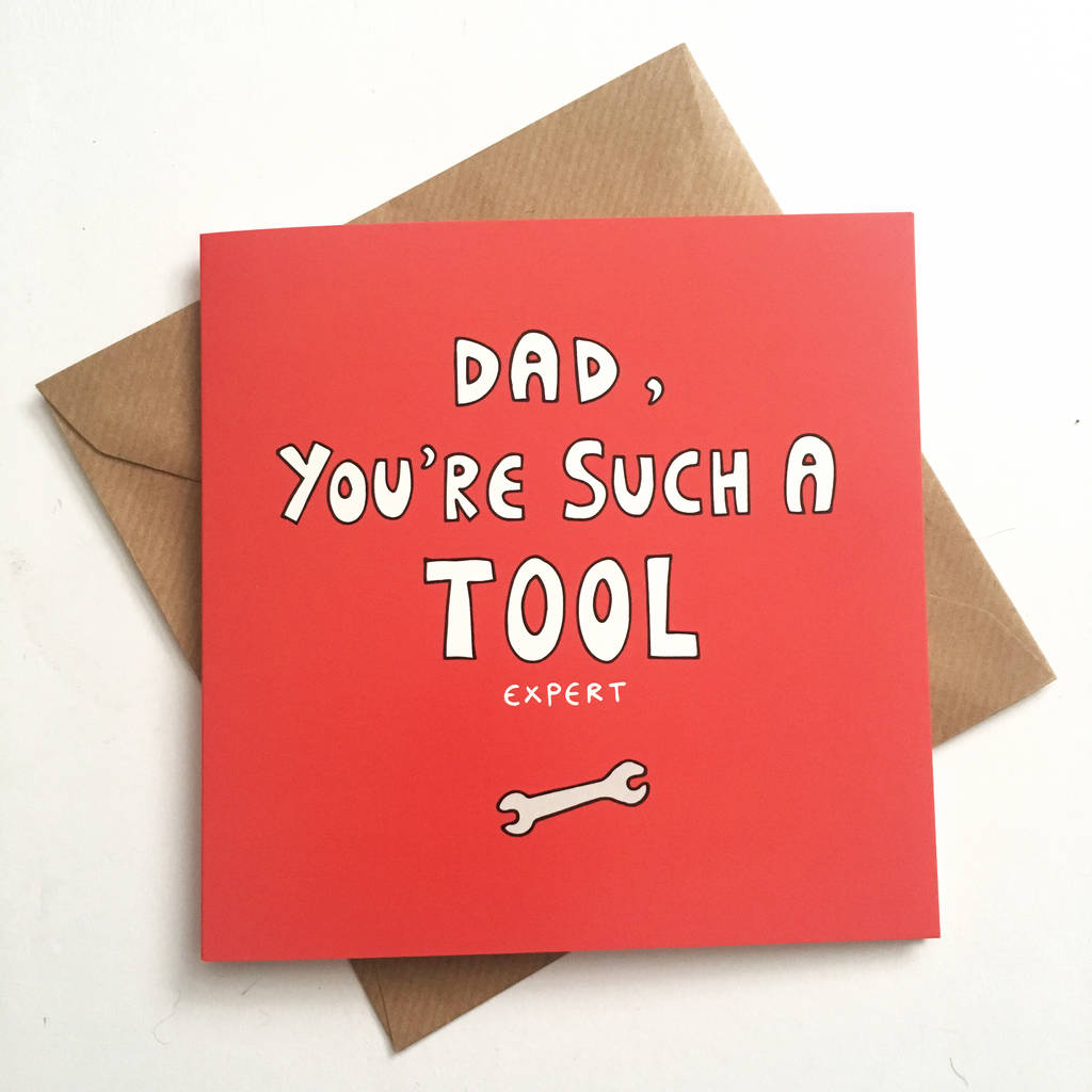 Funny diy father's day hot sale cards