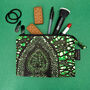 Small African Print Zip Pouch | Nkechi Print, thumbnail 1 of 3