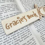 Personalised Owl Bookmark Childrens Gift Keepsake, thumbnail 3 of 7