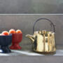 Glazed Gold Tea Pot, thumbnail 1 of 3