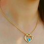 Adah Gold Plated Necklace, thumbnail 1 of 8