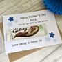Daddy/Dad Happy Father's Day Chocolate Galaxy Card, thumbnail 2 of 2