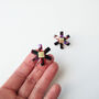 Camille Floral Stud Earrings, thumbnail 7 of 7