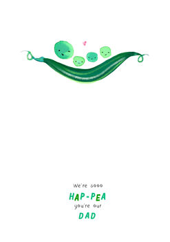 Hap Pea You're My Dad Card, 3 of 3