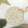 Personalised Memorial Bauble For Lost Loved One, thumbnail 2 of 4