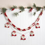 Christmas Gonk Garland And Paper Chain Knitting Kit, thumbnail 1 of 10
