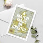 Personalised UK Map Wedding Card, thumbnail 1 of 4