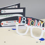 18th Birthday Card Glasses For Him, thumbnail 1 of 7