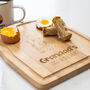 Personalised Egg And Soldiers Toast Chopping Board, thumbnail 1 of 4
