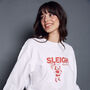 Sleigh World Tour Santa Christmas Sweatshirt, thumbnail 5 of 7