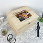 Personalised Our Special Treasures Pine Photo Memory Box Five Sizes 16cm | 20cm | 26cm | 30cm | 36cm, thumbnail 3 of 9