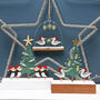 Hanging Seagulls And Mistletoe Christmas Decoration, thumbnail 3 of 3