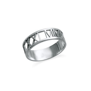 Personalised Roman Numeral Special Date Ring, 10 of 12