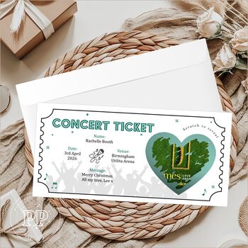 Concert Ticket, Surprise Scratch To Reveal Concert Ticket, 10 of 10