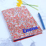 Liberty Fabric Covered Personalised Notebook, thumbnail 1 of 6