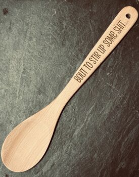 Funny Wooden Spoon Bout To Stir Up Some Shit, 3 of 3