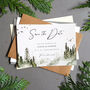 Misty Forest Wedding Invitations Sample, thumbnail 6 of 11