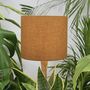 Linen Rust Brown Lampshade, thumbnail 1 of 9