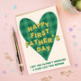 Happy First Father's Day Card, thumbnail 1 of 3