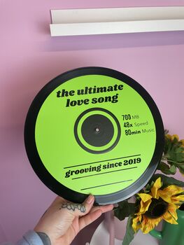 Personalised CD Style Lp Record Decor, 3 of 6